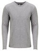 Next Level Apparel Men's Triblend Long-Sleeve Crew PREMIUM HEATHER OFFront