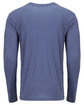 Next Level Apparel Men's Triblend Long-Sleeve Crew VINTAGE ROYAL OFBack