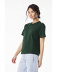 Bella + Canvas Ladies' 6oz Heavyweight T-Shirt FOREST ModelSide