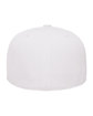 Flexfit Adult Premium 210 Fitted Cap WHITE ModelBack