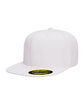 Flexfit Adult Premium 210 Fitted Cap WHITE ModelQrt