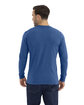 Next Level Apparel Unisex CVC Long-Sleeve T-Shirt HEATHER COOL BLU ModelBack