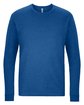 Next Level Apparel Unisex CVC Long-Sleeve T-Shirt HEATHER COOL BLU OFFront