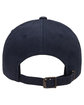 Yupoong Adult Low-Profile Cotton Twill Dad Cap NAVY ModelBack