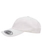 Yupoong Adult Low-Profile Cotton Twill Dad Cap WHITE OFSide
