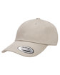 Yupoong Adult Low-Profile Cotton Twill Dad Cap STONE ModelQrt