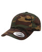 Yupoong Adult Low-Profile Cotton Twill Dad Cap GREEN CAMO ModelQrt
