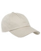 Yupoong Adult Low-Profile Cotton Twill Dad Cap STONE ModelSide