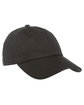 Yupoong Adult Low-Profile Cotton Twill Dad Cap BLACK ModelSide