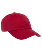 Yupoong Adult Low-Profile Cotton Twill Dad Cap CRANBERRY ModelSide