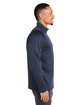 Puma Golf Men's Waffle Fleece Quarter-Zip DEEP NAVY ModelSide