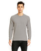 Next Level Apparel Unisex Sueded Long-Sleeve Crew  