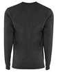 Next Level Apparel Unisex Sueded Long-Sleeve Crew HEATHER CHARCOAL OFBack