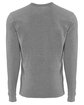 Next Level Apparel Unisex Sueded Long-Sleeve Crew DARK HTHR GRAY OFBack