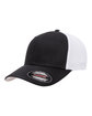 Flexfit Adult Trucker Cap BLACK/ WHITE ModelQrt