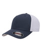 Flexfit Adult Trucker Cap NAVY/ WHITE ModelQrt