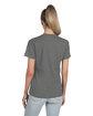 Next Level Apparel Ladies' Relaxed CVC T-Shirt DARK HTHR GRAY ModelBack