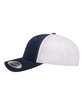 YP Classics Adult Retro Trucker Cap NAVY/WHITE ModelSide