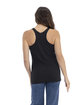 Next Level Apparel Ladies' Triblend Racerback Tank BLACK ModelBack