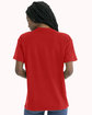 Next Level Apparel Unisex Heavyweight T-Shirt RED ModelBack