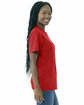 Next Level Apparel Unisex Heavyweight T-Shirt RED ModelSide