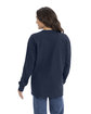 Next Level Apparel Unisex Heavyweight Cotton Long Sleeve T-Shirt MIDNIGHT NAVY ModelBack