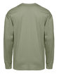 Next Level Apparel Unisex Heavyweight Cotton Long Sleeve T-Shirt LIGHT OLIVE OFBack