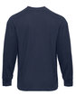 Next Level Apparel Unisex Heavyweight Cotton Long Sleeve T-Shirt MIDNIGHT NAVY OFBack