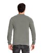 Next Level Apparel Adult Inspired Dye Long-Sleeve Crew with Pocket  ModelBack