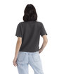 Next Level Apparel Ladies' Heavyweight Boxy T-Shirt GRAPHITE BLACK ModelBack