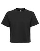 Next Level Apparel Ladies' Heavyweight Boxy T-Shirt BLACK OFFront