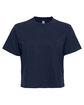 Next Level Apparel Ladies' Heavyweight Boxy T-Shirt MIDNIGHT NAVY OFFront