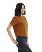 Next Level Apparel Ladies' Heavyweight Boxy T-Shirt CLAY ModelSide