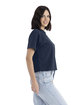 Next Level Apparel Ladies' Heavyweight Boxy T-Shirt MIDNIGHT NAVY ModelSide