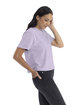 Next Level Apparel Ladies' Heavyweight Boxy T-Shirt LAVENDER ModelSide