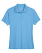 Core365 Ladies' Origin Performance Piqu Polo COLUMBIA BLUE FlatFront