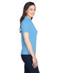 Core365 Ladies' Origin Performance Piqu Polo COLUMBIA BLUE ModelSide