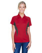 North End Ladies' Serac UTK CoolLogik Performance Zippered Polo  