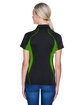 North End Ladies' Serac UTK CoolLogik Performance Zippered Polo  ModelBack