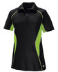 North End Ladies' Serac UTK CoolLogik Performance Zippered Polo  OFFront