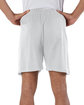 Champion Adult Cotton Gym Short SILVER GRAY ModelBack