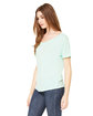 Bella + Canvas Ladies' Slouchy T-Shirt MINT ModelSide