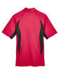 North End Men's Serac UTK cool-logik Performance Zippered Polo OLYMPIC RED FlatBack