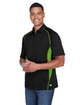 North End Men's Serac UTK cool-logik Performance Zippered Polo  ModelQrt