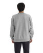 Next Level Apparel Unisex Heavyweight Sweatshirt HEATHER GRAY ModelBack