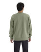 Next Level Apparel Unisex Heavyweight Sweatshirt LIGHT OLIVE ModelBack