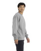 Next Level Apparel Unisex Heavyweight Sweatshirt HEATHER GRAY ModelSide