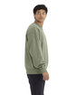 Next Level Apparel Unisex Heavyweight Sweatshirt LIGHT OLIVE ModelSide