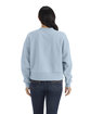 Next Level Apparel Ladies' Heavyweight Sweatshirt STONEWASH DENIM ModelBack