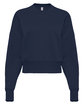 Next Level Apparel Ladies' Heavyweight Sweatshirt MIDNIGHT NAVY OFFront